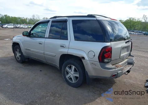 2004 Chevrolet Trailblazer Lt из США, поврежденный, VIN 1GNDT13S942252844
